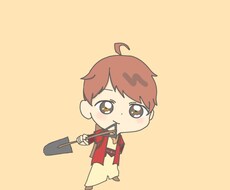 最短1日でシンプルなミニキャラ又はアイコン描きます イメージ1