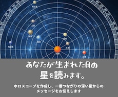 あなたが生まれた日の星を読みます 9つの星から、あなたに贈られたメッセージをお伝えします✨