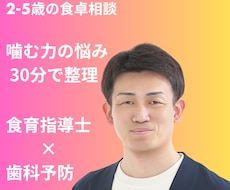 食育指導士が30分チャットで悩み相談乗ります 噛まない・丸呑み・偏食…食卓の不安を30分で整理