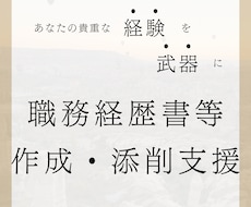 職務経歴書　元海外工場マネージャーが添削します