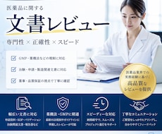 GMP文書のレビューと修正案を提示します イメージ1
