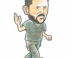 出来るだけ全身を漫画風に描きます イメージ1