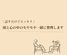 頭と心の中を整理する対話をします イメージ1
