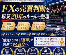 専業20年のFX売買ルールを専用ツールで伝えます エントリー・見送り・利確・損切まで実戦チャートで個別サポート