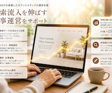 Webメディア運営・記事改善をサポートします 【初回限定】サイト分析＋記事改善（2記事まで）