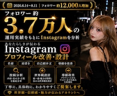 3.7万人運用実績でInstagram分析します イメージ1