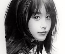 とてもクオリティの高いモノクロ模写を販売します 人物画が欲しい方！アニメキャラでも！SNSのアイコンに！