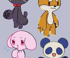 かわいい系キャラクターデザイン描きます イメージ1