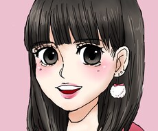 女性イラストを描きます