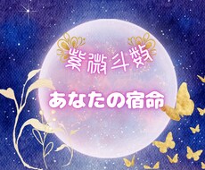 紫微斗数☆あなたが与えられた宿命を占います ☆詳細鑑定◎宿命◎向かう道◎迷子さんの道案内致します♡