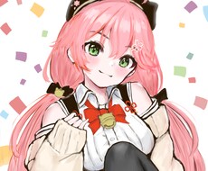 SNS用アイコンや一枚絵などをお描きします 女性キャラを主に描きます！丁寧に対応します
