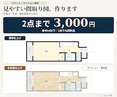 見やすい間取り図を作成します イメージ1