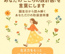 あなたの“こころの設計図”を言葉にします イメージ1