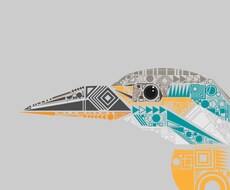 幾何学模様のおしゃれなイラストを作成します アーティスティックな世界に一つだけのイラスト。無料修正無制限