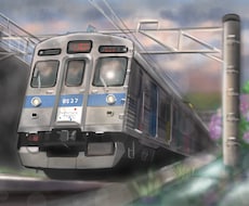 風景と鉄道の絵描きます イメージ1