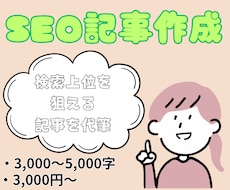 SEO対策済みのブログ記事をプロが作成します 検索上位を狙えるSEO記事！構成から本文まですべてお任せ