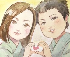 水彩で似顔絵・ペットのイラスト描きます イメージ1