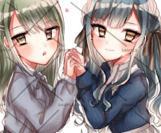2枠のみ！1000円でアイコンイラスト描きます 2名様のみ1000円でアイコンイラストを描かせて頂きます。