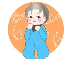 ベビーの似顔絵描きます イメージ1
