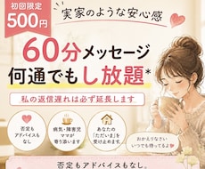 初回限定60分無制限で対応します イメージ1
