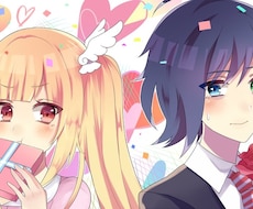 アイコン・ヘッダーイラストお描きします SNSなどに使えるアイコン・ヘッダーなどに！