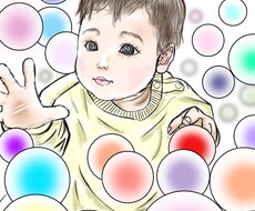 お子さんのかわいいアイコン描きます イメージ1