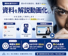 資料を解説動画化します イメージ1