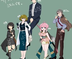 TRPG等に使える立ち絵描きます イメージ1