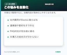 社内の探し物をAI窓口で減らします イメージ1
