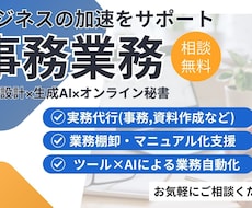 オンライン秘書│事務業務サポートで時間創出します イメージ1