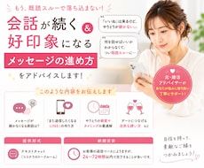 メッセージが続く＆好印象になるコツを伝授します イメージ1