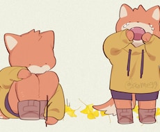 デフォルメキャラクター描きます キャラクターをデフォルメします