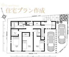 土地購入前等に参考平面プラン作成します どの程度の規模感で建築可能か、簡易プラン作成を行います！