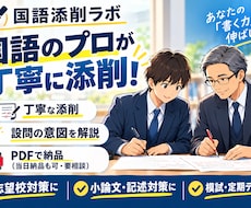 国語の添削を受け付けます イメージ1