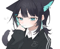 バストアップでイラストを描きます アイコン、サムネイル用などお好きにお使いください！