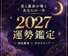 早期特典あり☆2027年の運勢を鑑定します イメージ1