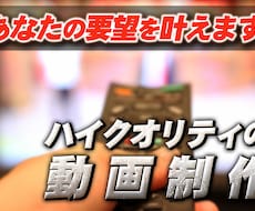 あなたの要望叶えます！動画編集を代行します イメージ1