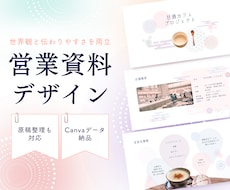 Canvaで世界観に特化した営業資料を作ります 見やすく、伝わる 営業資料をCanvaで全力サポート