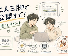AIであなたのWebサイト制作・公開まで伴走します イメージ1