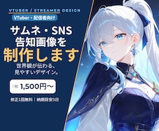 VTuber・配信者向け画像を制作します 支給素材を使い見やすく丁寧に仕上げます