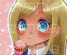 アナログで描いたような女の子のアイコン描きます イメージ1