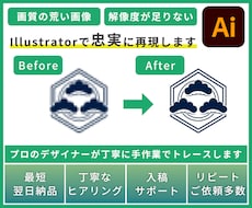 ロゴや画像をai・ベクターデータ化します イメージ1