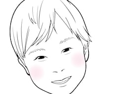 切り絵みたいな似顔絵描きます イメージ1