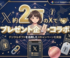約2万人のXでプレゼント企画を行います イメージ1