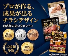 最短1日納品！フライヤーデザインを制作します イメージ1