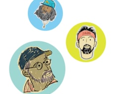 お洒落でちょっとシュールなSNSアイコン描きます イメージ1