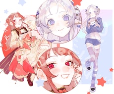 立ち絵イラスト描きます 要望に合わせた立ち絵イラストを描きます