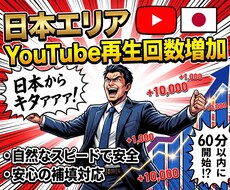 YouTube再生回数を増やします イメージ1
