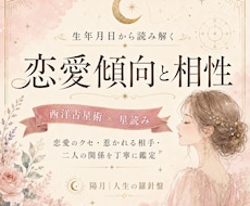 西洋占星術で恋愛傾向と相性を読み解きます イメージ1