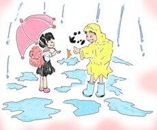 あなたのイメージや言葉を水性系のほんわかイラストにして描きます。